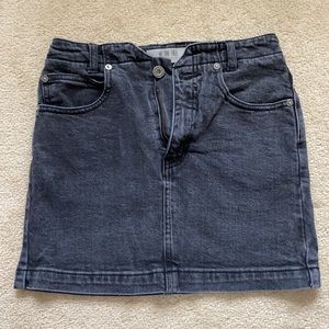 Free People Jean Skirt